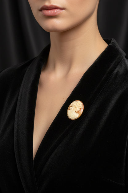 Cammeo Nudo Antico incisione Flora