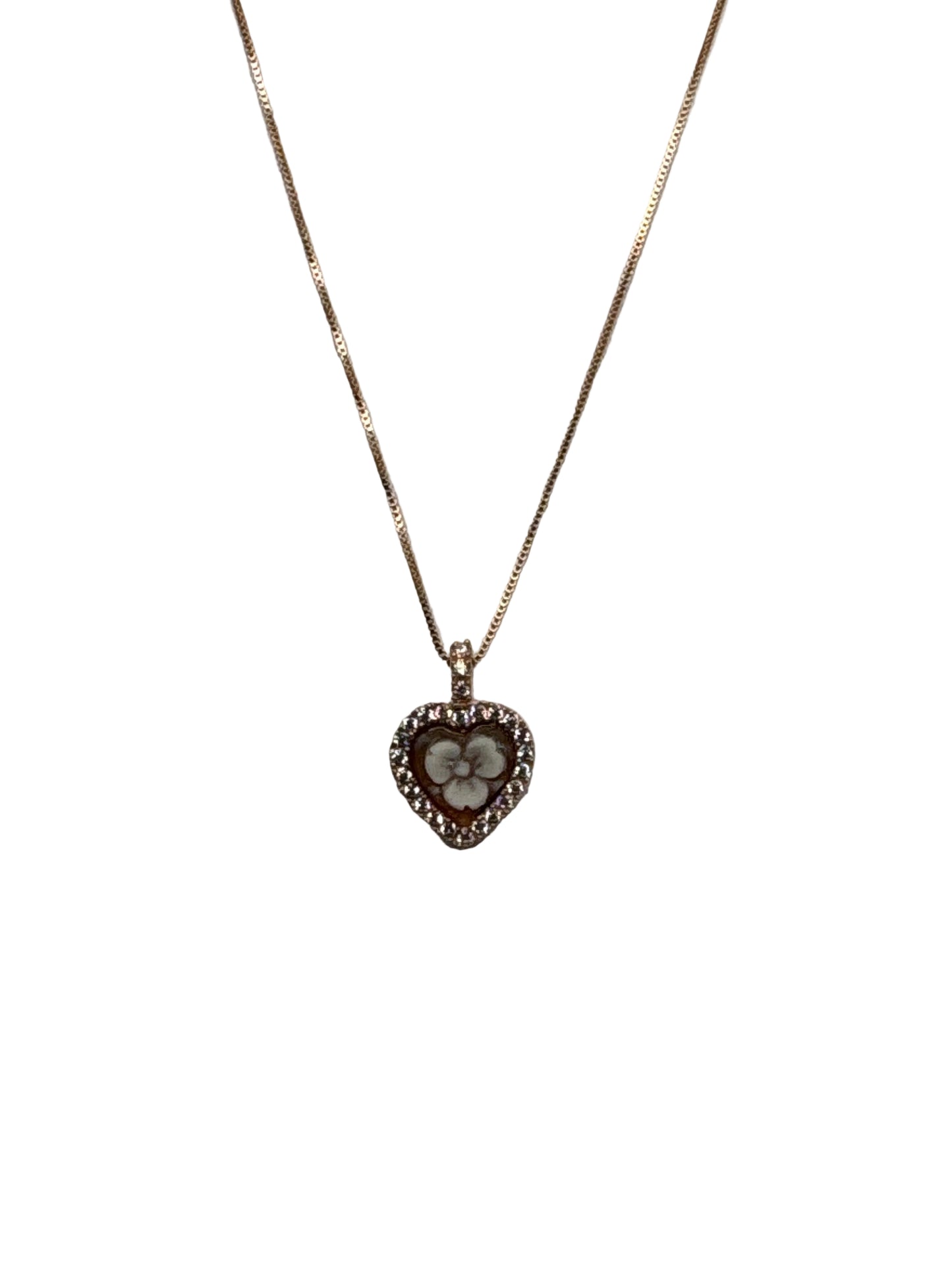 Collana in Cammeo incisione "Fiore"