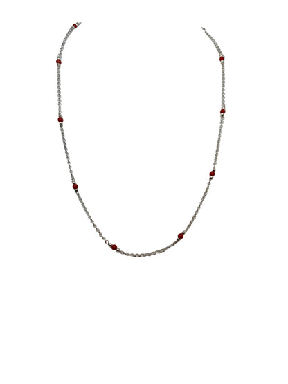 Collana in Corallo e Argento