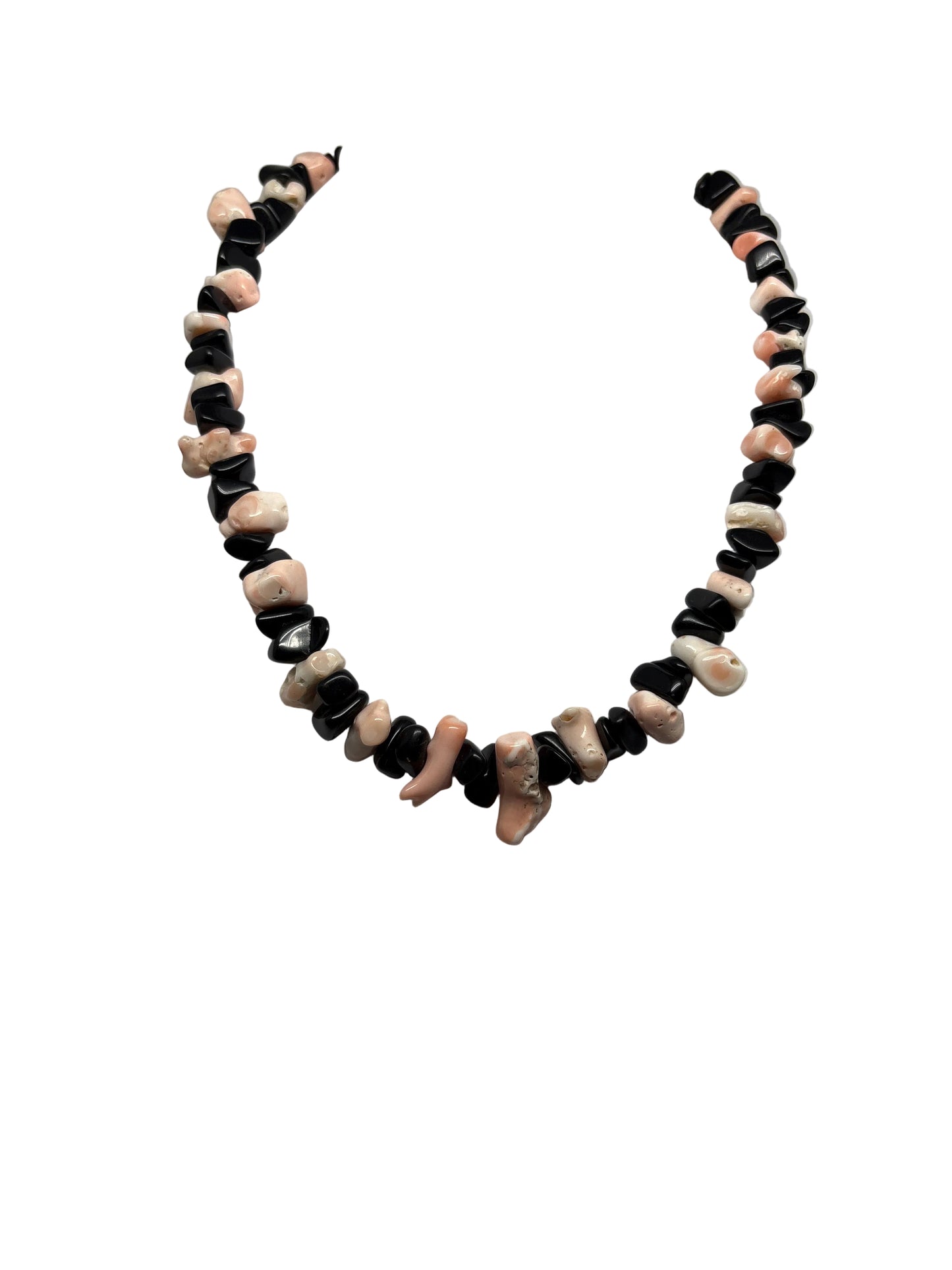 Collana in Corallo Rosa e Corallo Nero