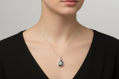 Collana in Cammeo incisione "Fiori"