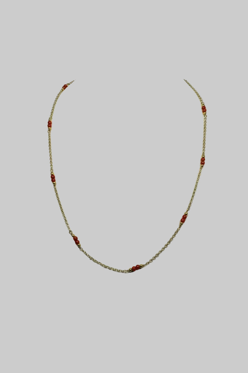 Collana in Corallo e Argento