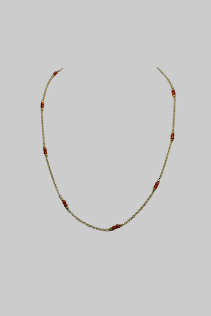 Collana in Corallo e Argento
