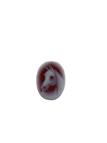 Cammeo Nudo in Agata incisione Cavallo