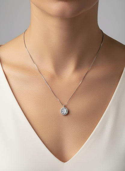 Collana in Cammeo incisione "Fiore"