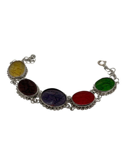 Bracciale in Cammeo Veneziano incisione "Carro di Apollo"