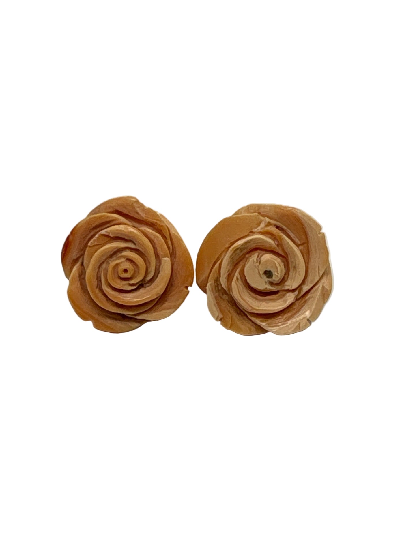 Orecchini incisi su Conchiglia "Rose"
