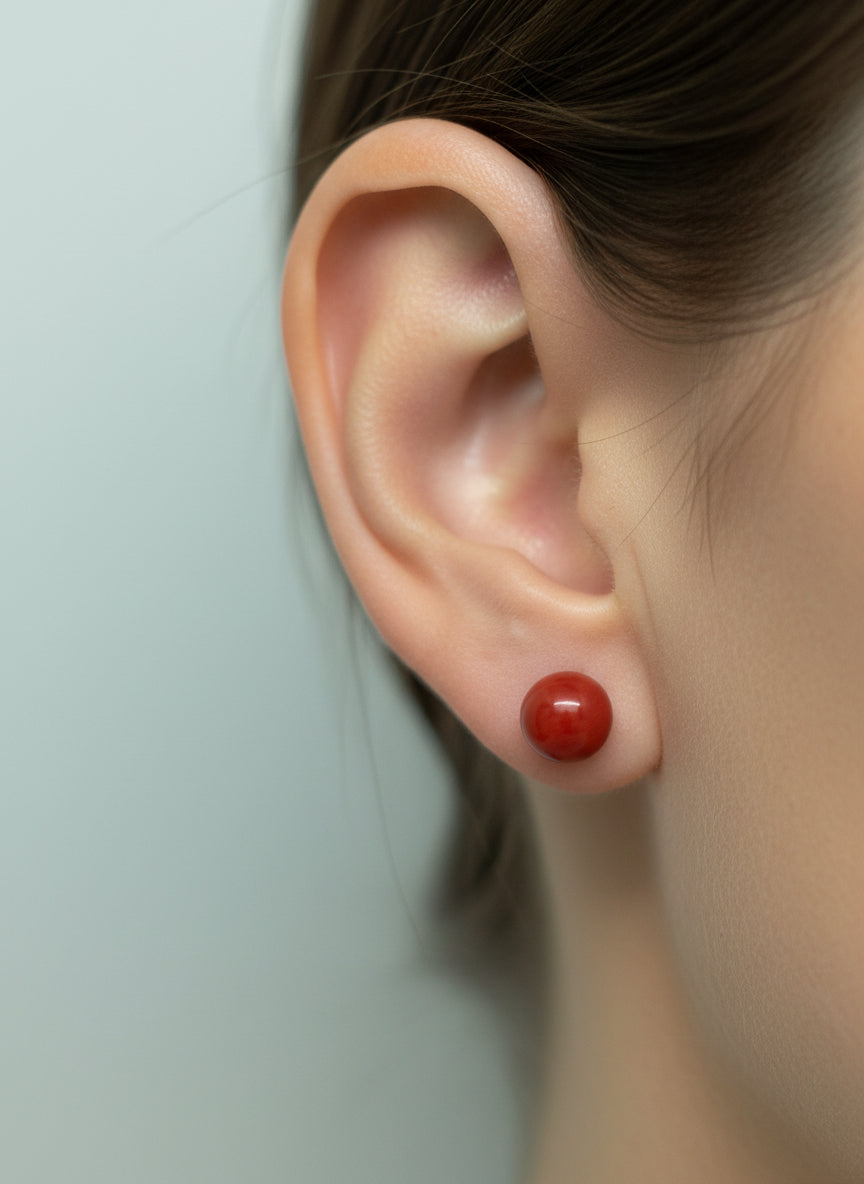 Orecchini in Corallo e Oro