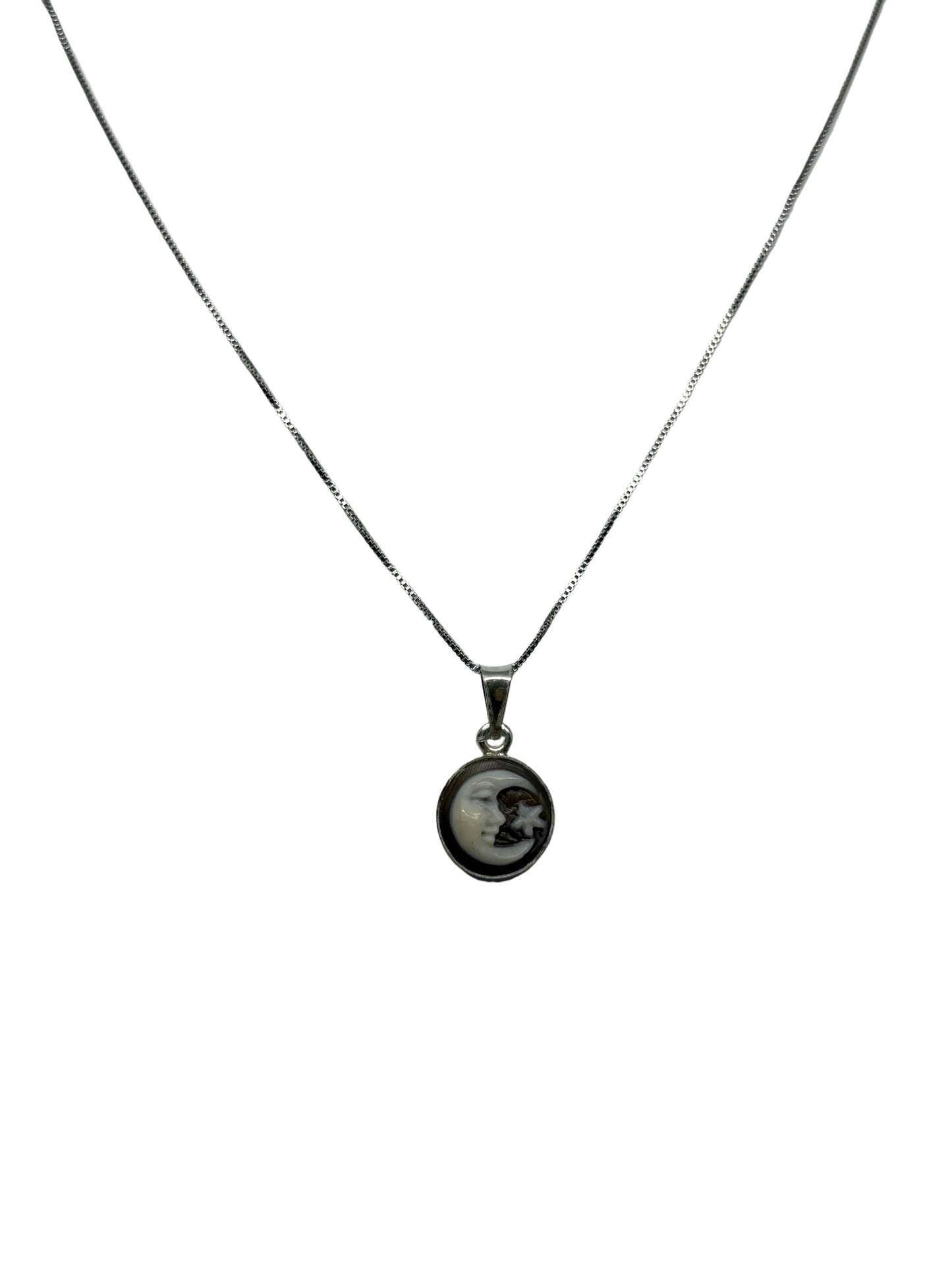 Pendente in Cammeo incisione "Luna"