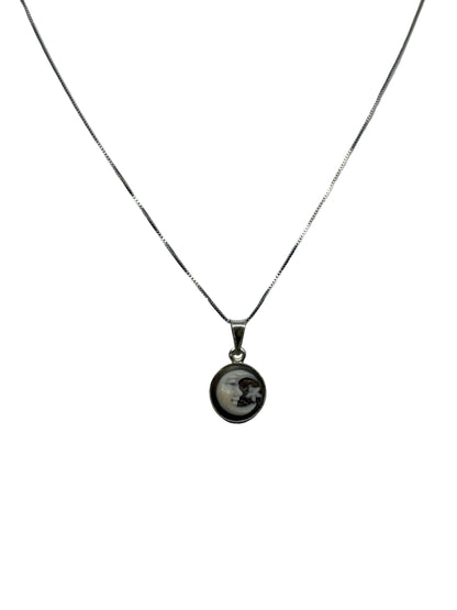 Pendente in Cammeo incisione "Luna"