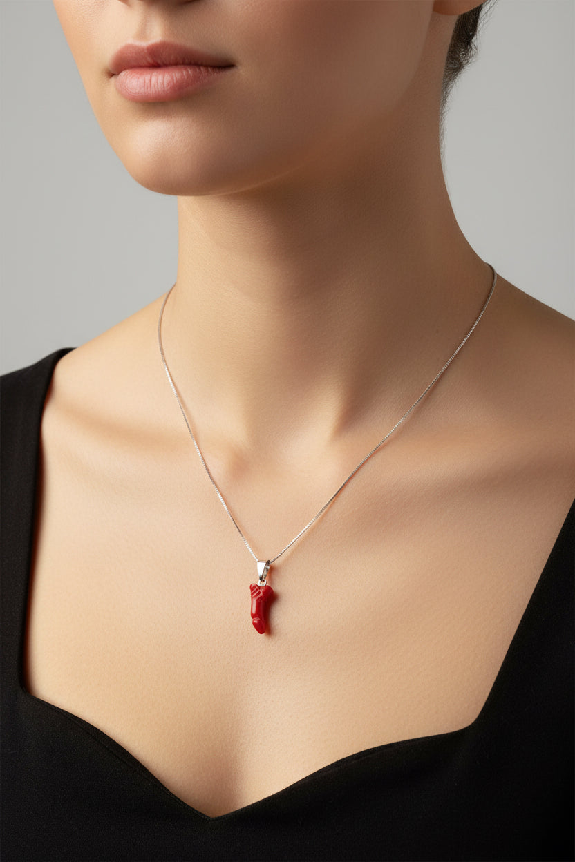 Pendente in Corallo "Priapo"