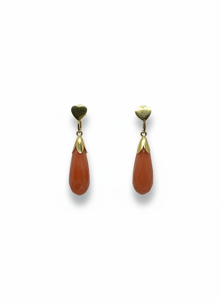 Orecchini in Corallo e Oro