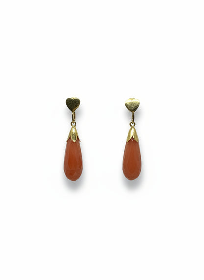 Orecchini in Corallo e Oro