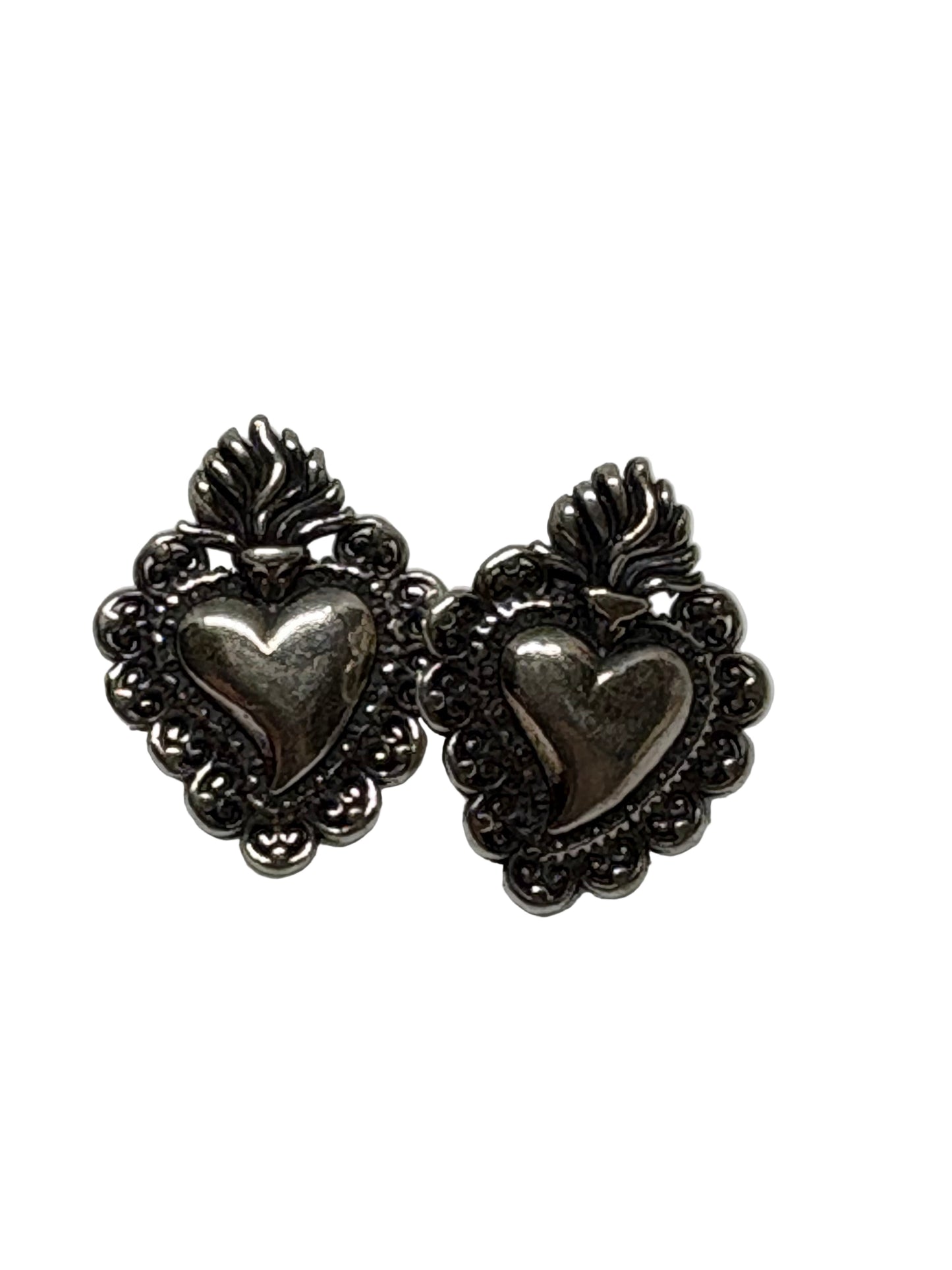 Orecchini in Argento " Cuore Sacro"