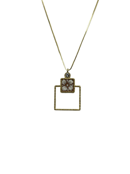 Collana in Cammeo incisione "Fiore"