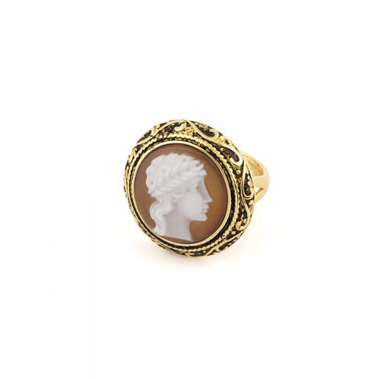 Anello-Cameo-Italiano-Acropolis-Cammeo-Profilo-Uomo-Il-Piccolo-Museo-del-Cammeo