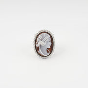 Anello-Cameo-Italiano-Raffaello-Cammeo-Profilo-Donna-Rodio-Bianco