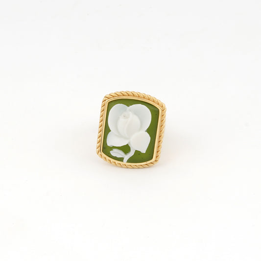 Anello-Cameo-Italiano-Raffaello-Cammeo-Rosa-Oro-