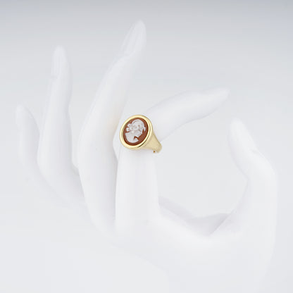 Anello-Cameo-Italiano-Romantica-Il-Piccolo-Museo-del-Cammeo