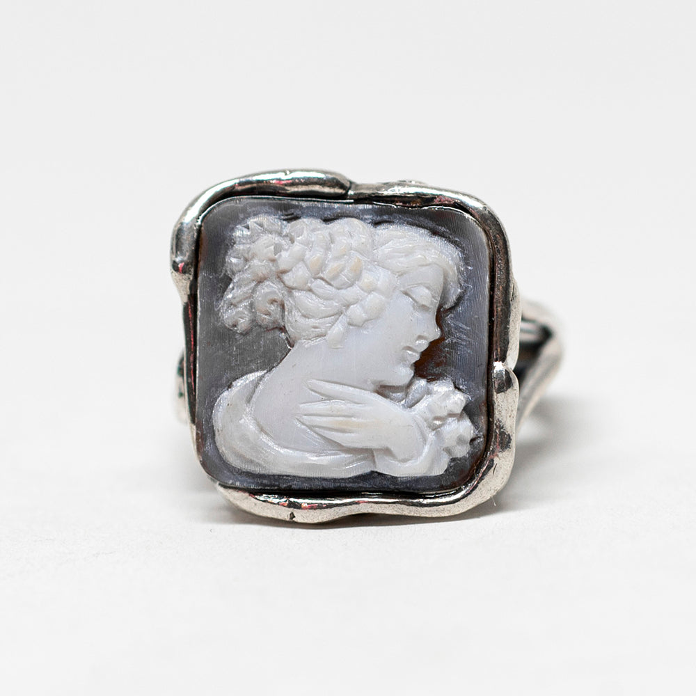 Anello-Cammeo-Artistico-Volto-Donna