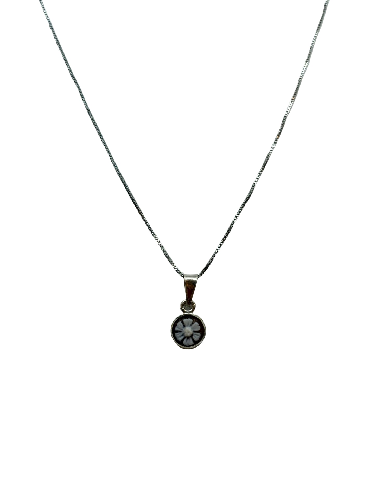 Pendente in Cammeo incisione "Fiore"