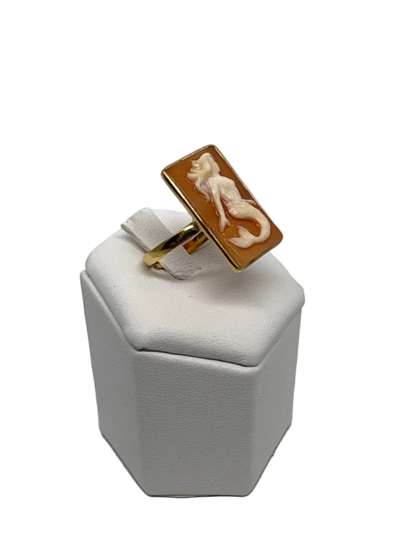 Anello in Cammeo incisione "Sirenetta"