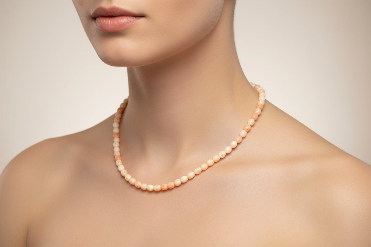 Collana in Corallo Rosa