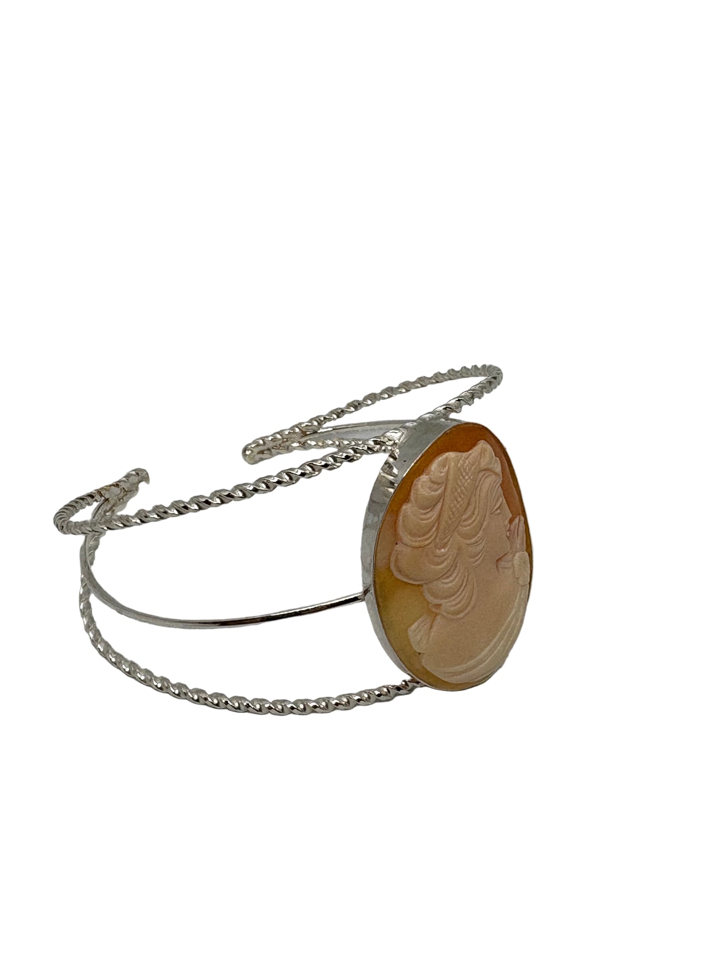Bracciale in Cammeo "Schiava" incisione Profilo di Donna