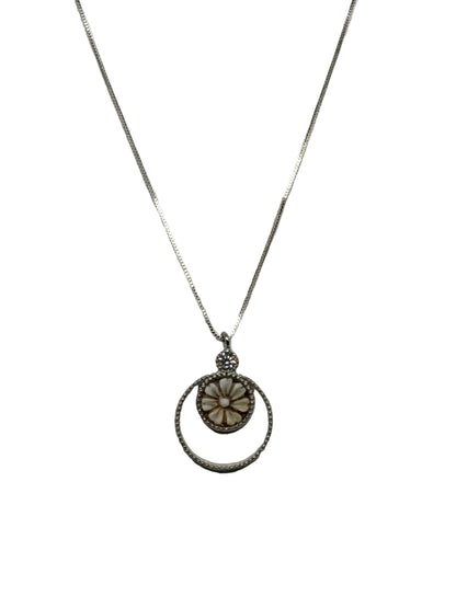 Collana in Cammeo incisione "Fiore"