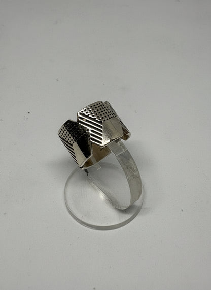 Anello in Argento Inciso