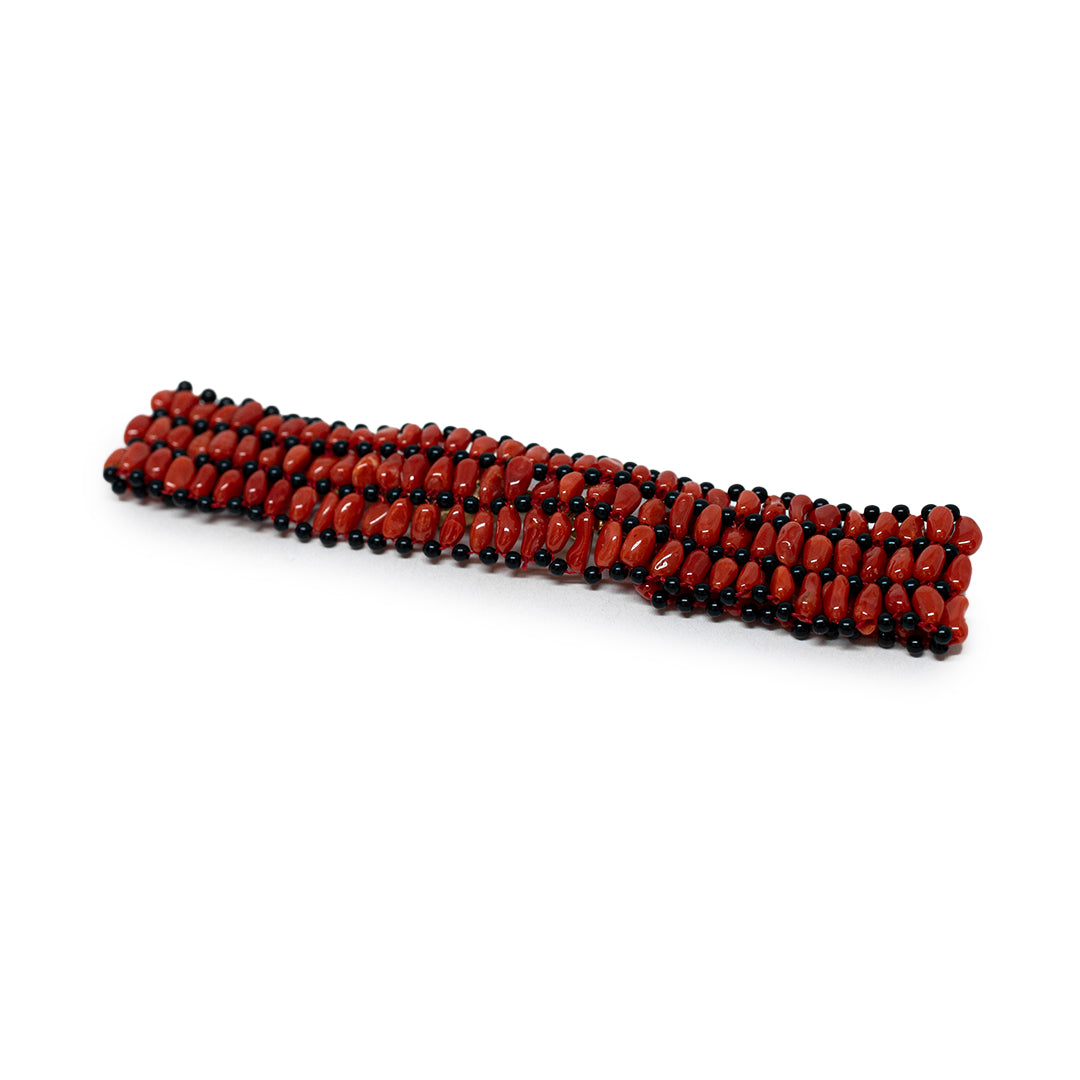 Bracciale-Tessito-Corallo-Rosso