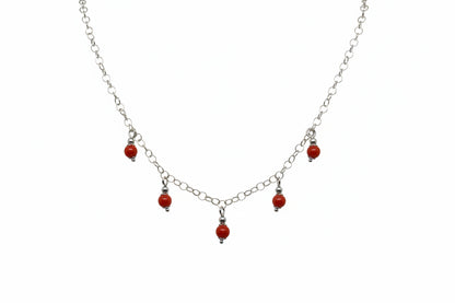 Collana in Corallo e Argento