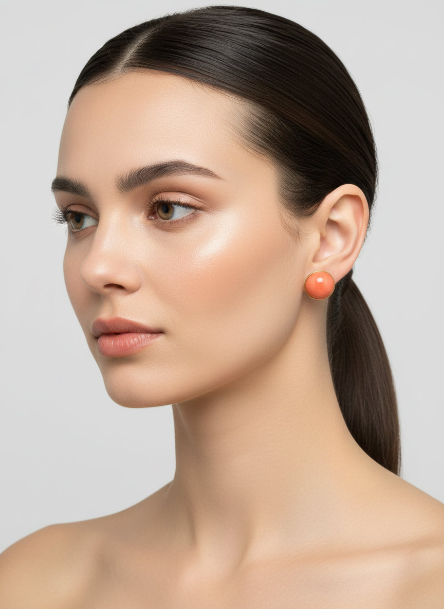 Orecchini in Corallo e Oro