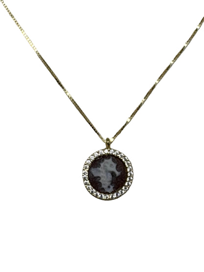 Collana in Cammeo incisione "Cavalluccio Marino"
