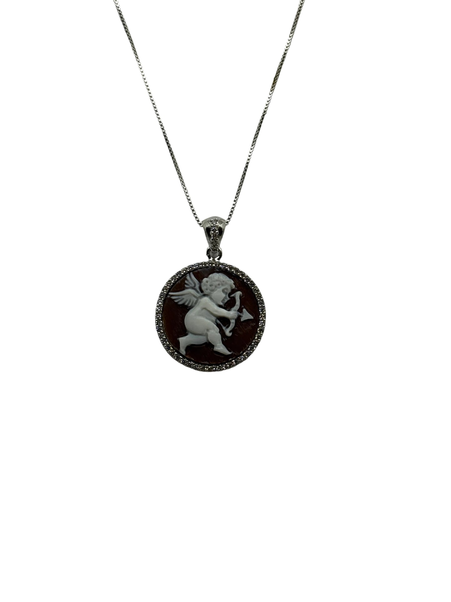 Collana in Cammeo incisione "Putto"