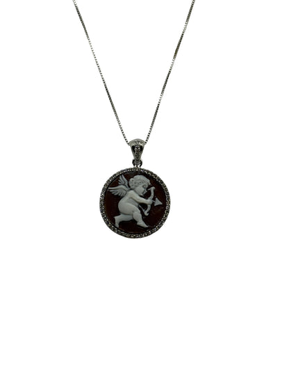 Collana in Cammeo incisione "Putto"