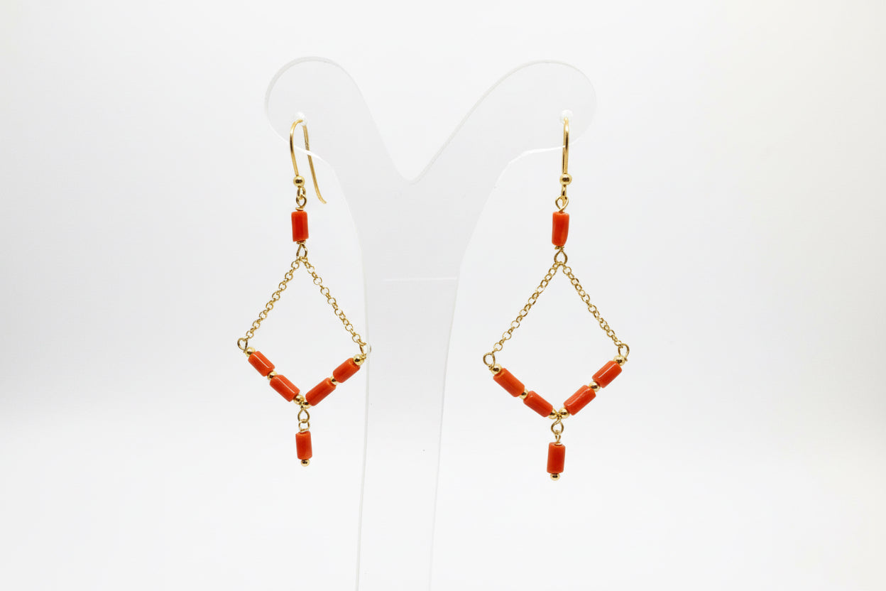 Orecchini in Corallo