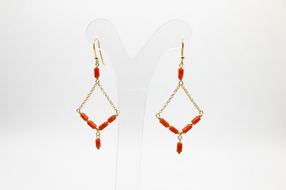 Orecchini in Corallo