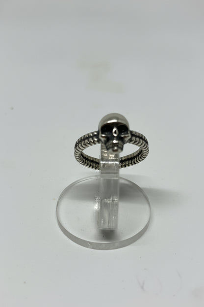 Anello in Argento "Incisione Teschio"