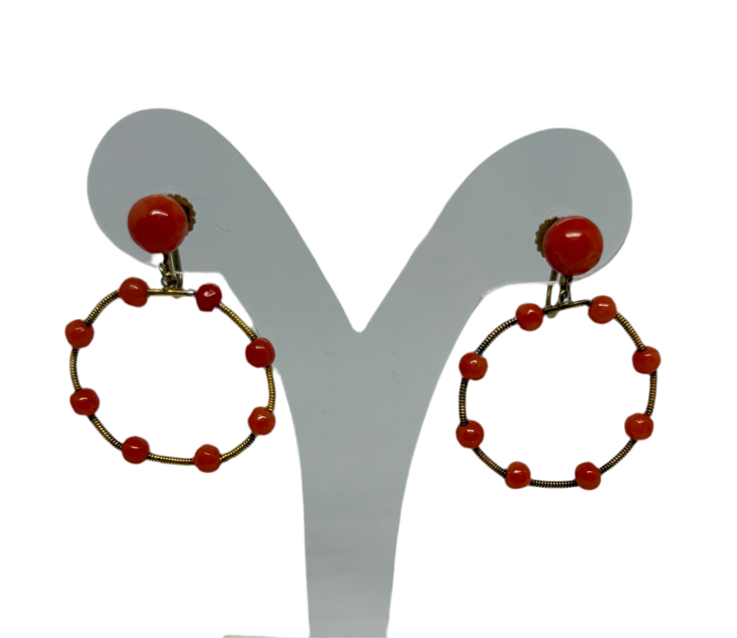 Orecchini in Corallo Antico