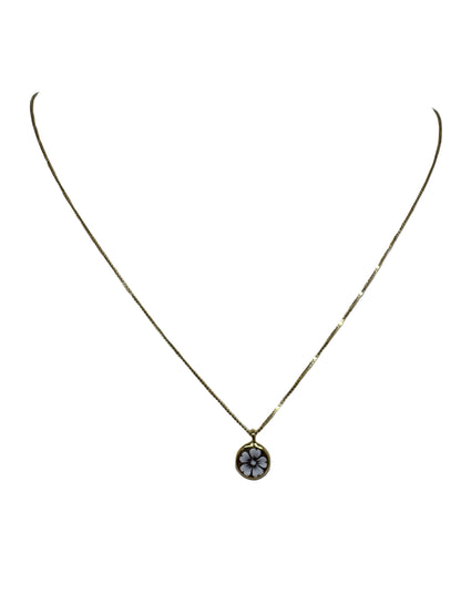 Collana in Cammeo incisione "Fiore"