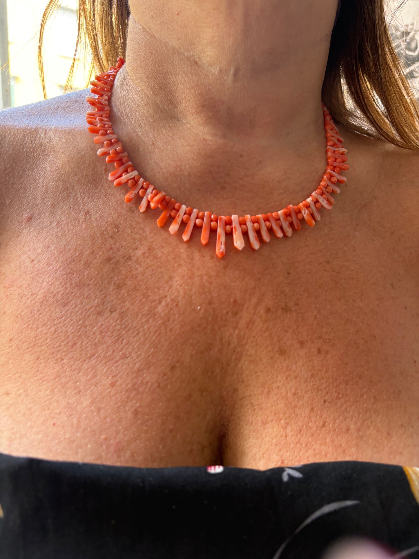 Collana in Corallo Antico