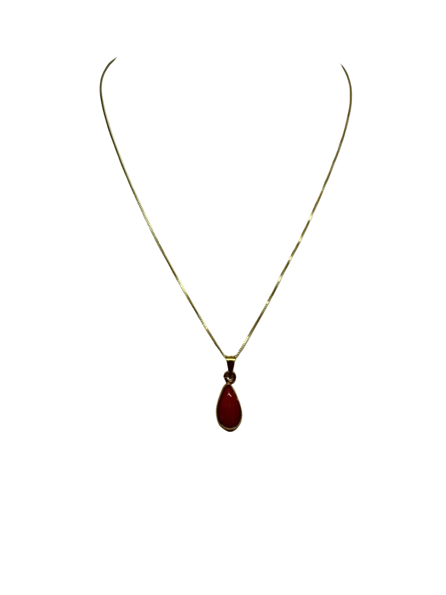 Pendente in Corallo "Goccia"