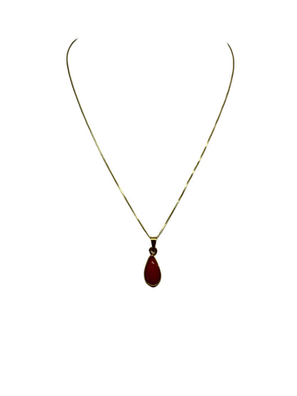 Pendente in Corallo "Goccia"