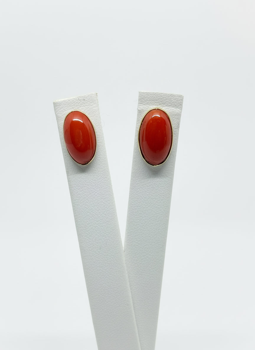 Orecchini in Corallo e Oro