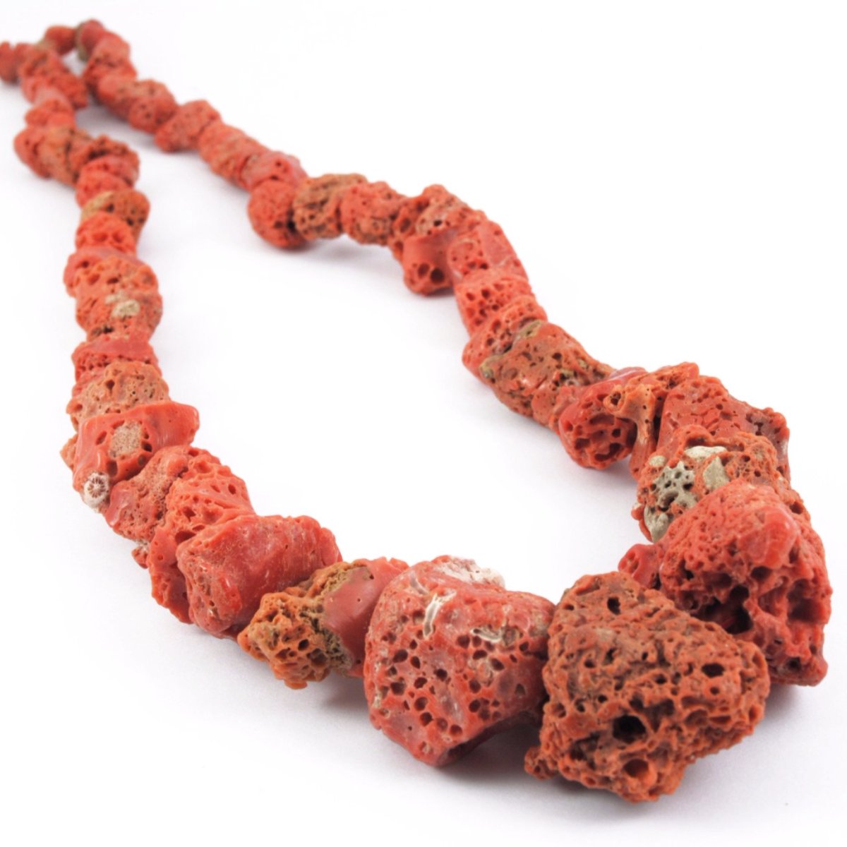 Collana in Corallo Naturale Multiforme