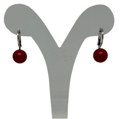 Orecchini in Corallo Bambù