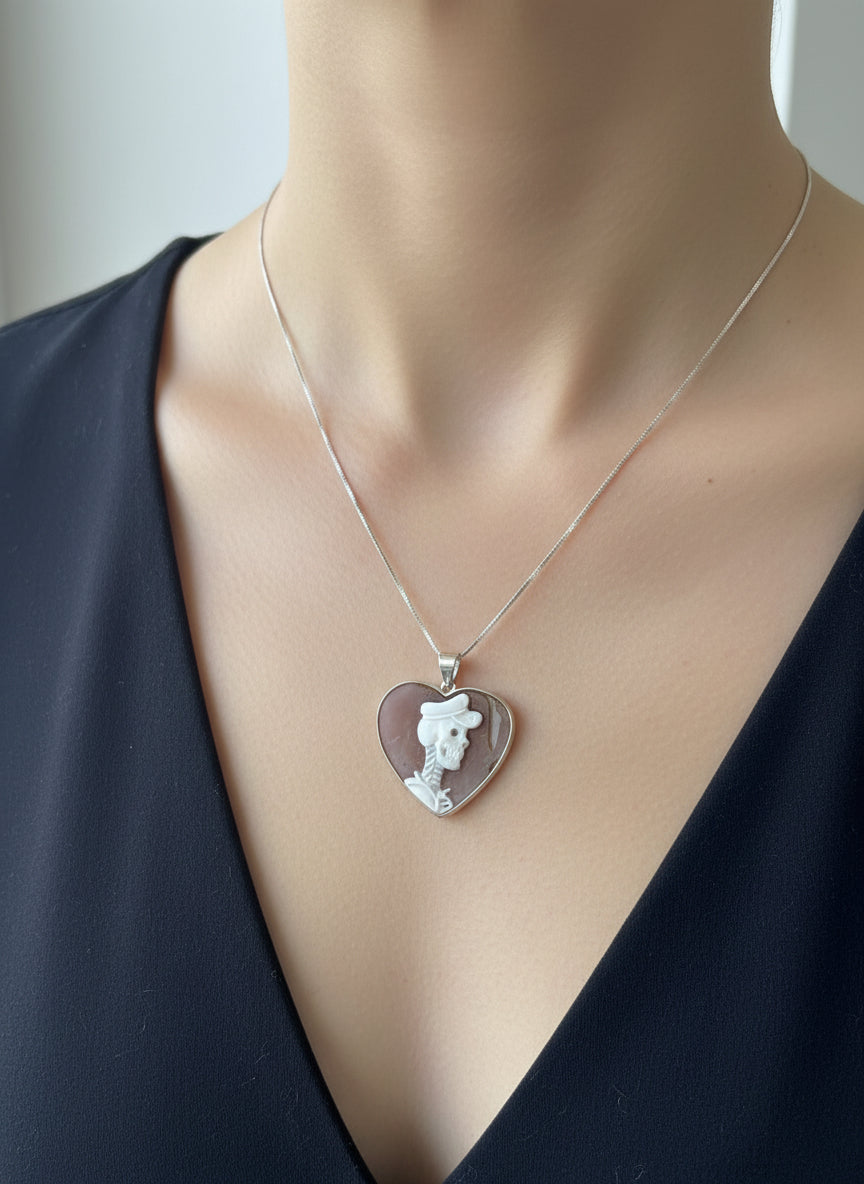 Pendente in Cammeo "Teschio"