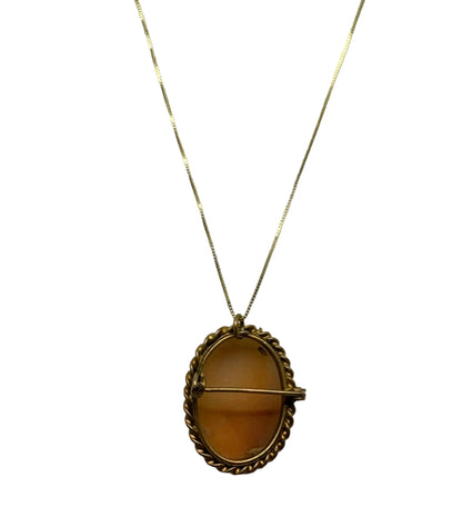 Spilla Pendente in Cammeo incisione "Profilo di Donna"