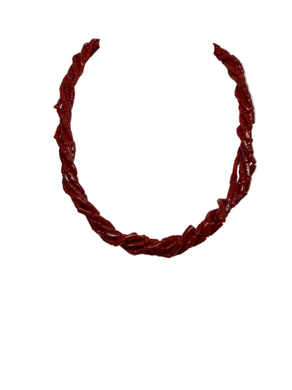 Collana Torchon in Corallo
